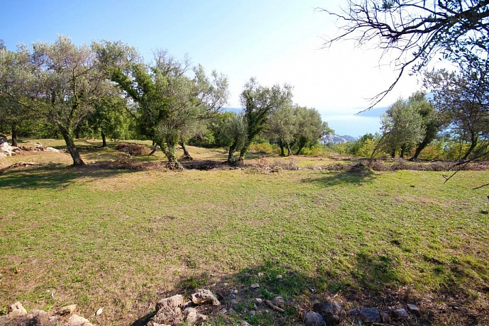 Urbanized plot for the construction of two villas in Trebesinj, Herceg Novi